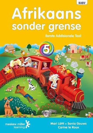 Front Cover Of Afrikaans Sonder Grense Graad 5 Leerderboek Eerste Addisionele Taal