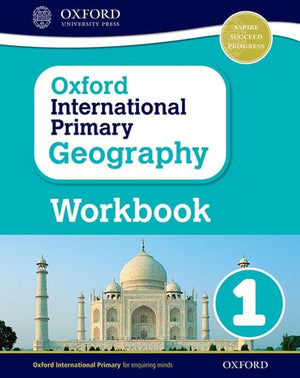 Front Cover Of Oxford International Primary Geography Workbook 1
