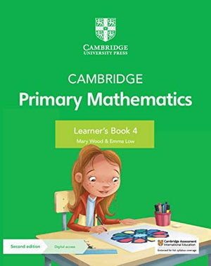 Front Cover Of Cambridge Primary Mathematics Learner's Book 4 with Digital Access (1 Year)