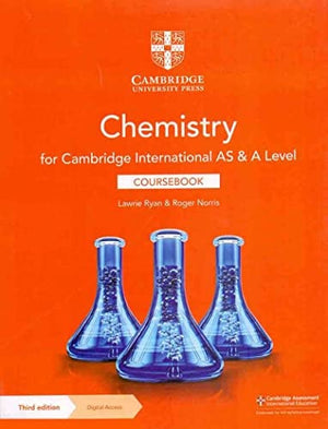 Front Cover Of DIGITAL - Cambridge International AS & A Level Chemistry Digital Coursebook (2 Years)