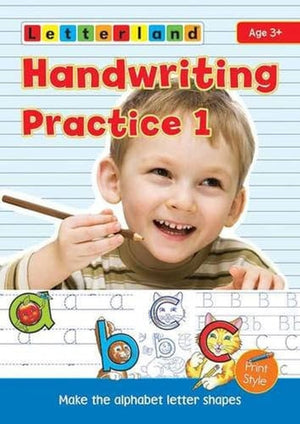 Front Cover Of Letterland: Handwriting Practice 1 - My Alphabet Handwriting Book