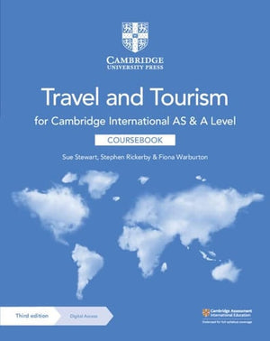 Front Cover Of Cambridge International AS and A Level Travel and Tourism Coursebook with Digital Access (2 Years)
