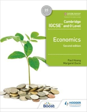 Front Cover Of Hodder Cambridge IGCSE and O Level Economics Student Book (2nd Edition)