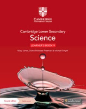 Front Cover Of Cambridge Lower Secondary Science Learner's Book 9 with Digital Access (1 Year)
