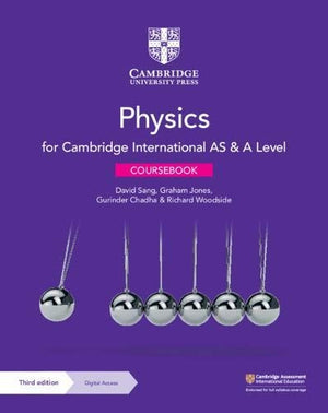 Front Cover Of Cambridge International AS & A Level Physics Coursebook with Digital Access (2 Years)