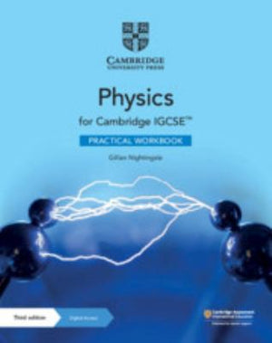 Front Cover Of Cambridge IGCSE��� Physics Practical Workbook with Digital Access (2