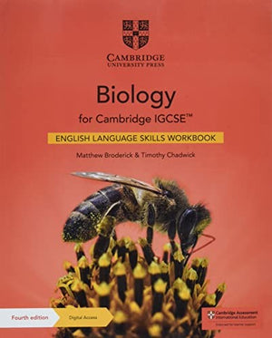 Front Cover Of Cambridge Biology for Cambridge IGCSE��� English Language Skills Workbook with Digital Access (2