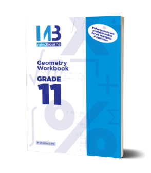 Front Cover Of Mindbourne Grade 11 Geometry Workbook