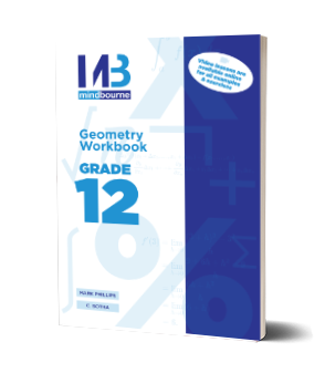 Front Cover Of Mindbourne Grade 12 Geometry Workbook