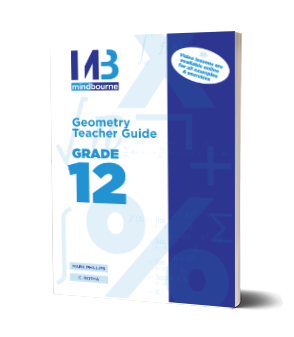 Front Cover Of Mindbourne Grade 12 Geometry Workbook Teacher Guide