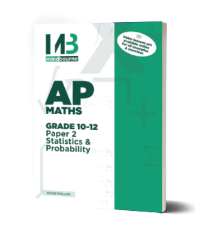 Front Cover Of Mindbourne Grade 10-12 Paper 2 Statistics Textbook