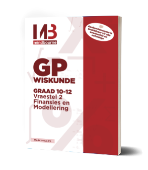 Front Cover Of Mindbourne Graad 10-12 Vraestel 2 Finansies en Modellering Handboek