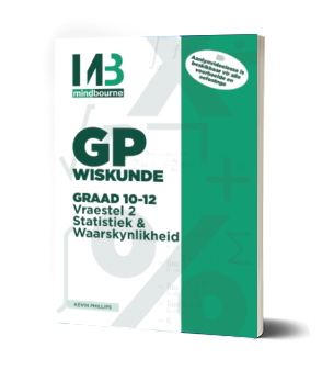Front Cover Of Mindbourne Graad 10-12 Vraestel 2 Statistiek Handboek
