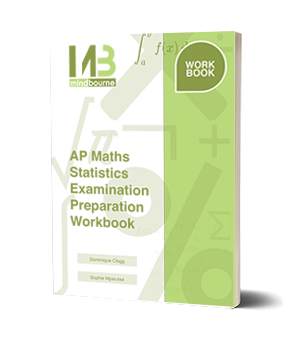 Front Cover Of Mindbourne AP Maths Statistics Workbook Grade 10-12