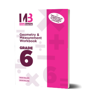 Front Cover Of Geometry Workbook Grade 6