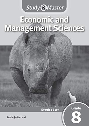Front Cover Of Cambridge Study & Master Economic and Management Sciences Exercise Book Grade 8