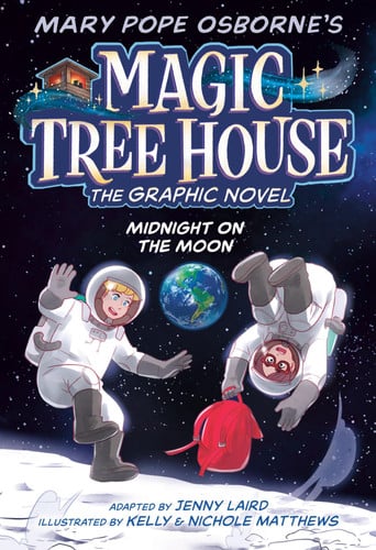 Front Cover Of Midnight on the Moon Graphic Novel