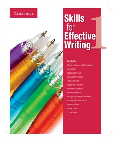 Front Cover Of Skills for Effective Writing Level 1 Student's Book