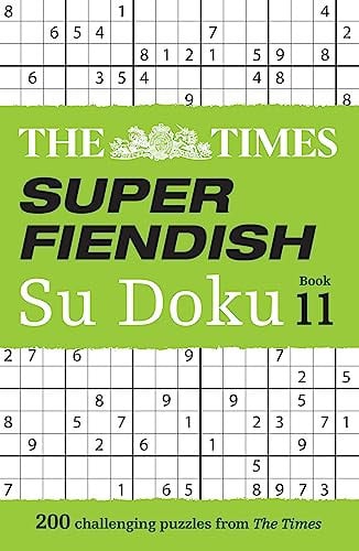 Front Cover Of Times Super Fiendish Su Doku Book 11 Pb