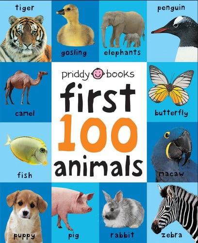Front Cover Of First 100 Animals Mini