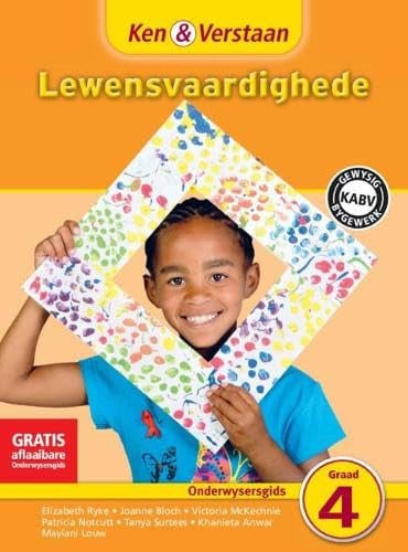Front Cover Of Ken & Verstaan Lewensvaardighede Onderwysersgids Graad 4