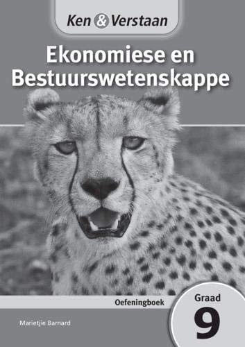 Front Cover Of Ken & Verstaan Ekonomiese en Bestuurswetenskappe Oefeningboek Graad 9
