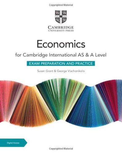 Front Cover Of Cambridge International AS & A Level Economics Exam Preparation and Practice with Digital Access (2 Years)