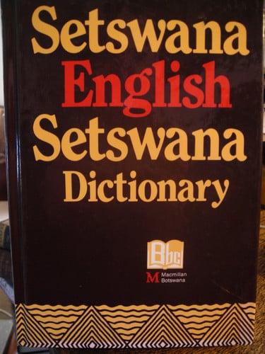 Front Cover Of Setswana Eng Setsw Dict