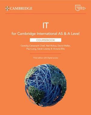 Front Cover Of Cambridge International AS & A Level IT Coursebook with Digital Access (2 Years) 3rd Edition