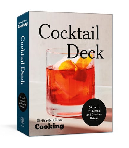 Front Cover Of New York Times Cooking Cocktail Deck