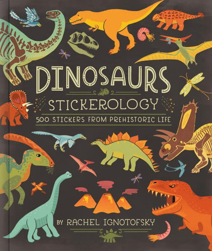 Front Cover Of Dinosaurs Stickerology
