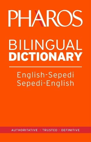 Front Cover Of Pharos English-Sepedi/Sepedi-English Bilingual Dictionary