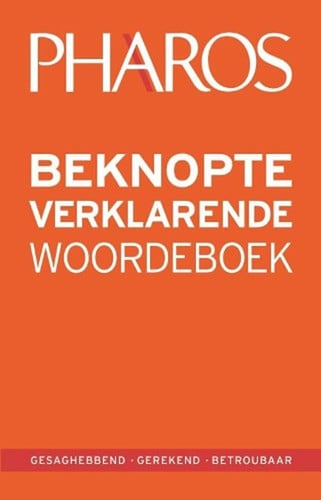 Front Cover Of Beknopte verklarende woordeboek  2022