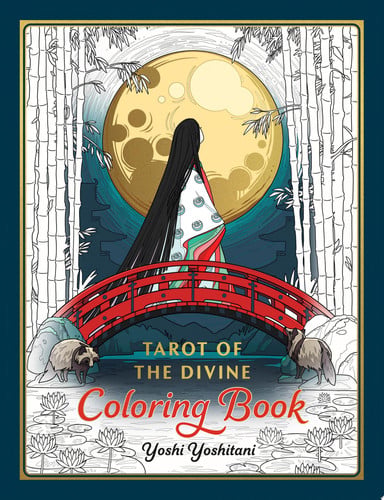 Front Cover Of Tarot of the Divine Coloring Book