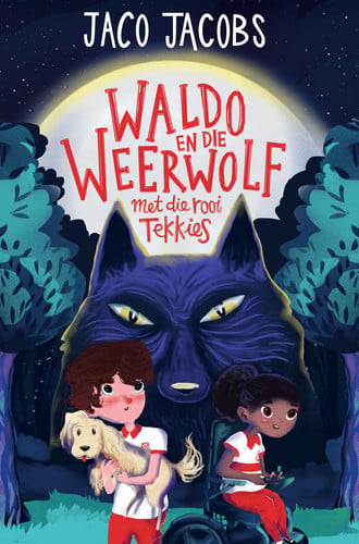 Front Cover Of Waldo En Die Weerwolf Met Die Rooi Tekkies