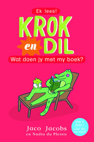Front Cover Of Krok En Dil Vlak 2Boek 01:Wat Doen Jy