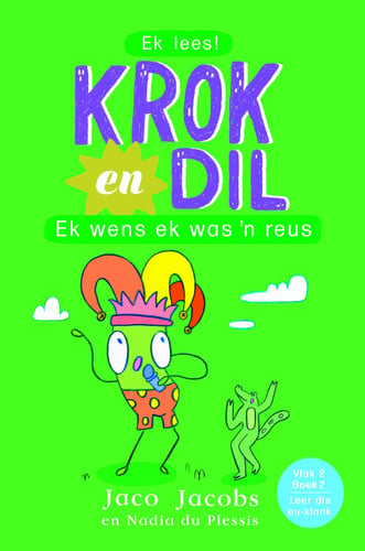 Front Cover Of Krok En Dil Vlak 2Boek 02:Ek Wens Ek Was 'N Reus