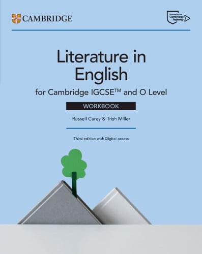 Front Cover Of NEW Cambridge IGCSE™ and O Level Literature in English Workbook with Digital Access (2 Years)