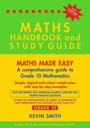 Front Cover Of MATHS HANDBOOK & STUDY GUIDE - Grade 10