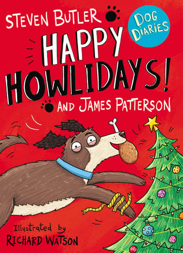 Front Cover Of Middle School Dog Diaries 02: Happy Howl