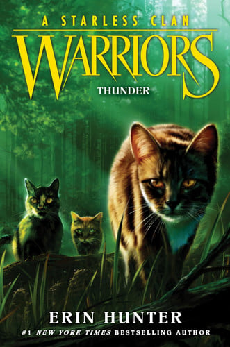 Front Cover Of Warriors Starless Clan 04 Thunder Pb