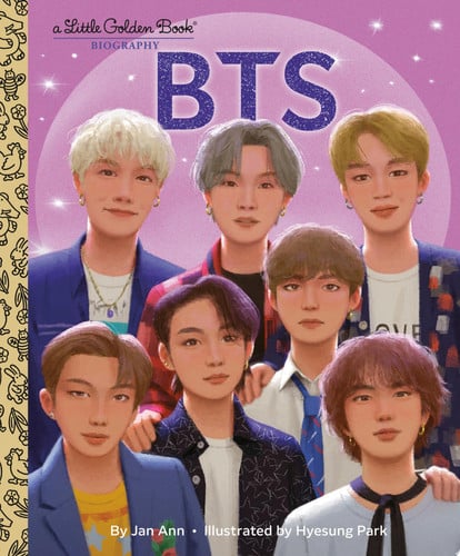 Front Cover Of BTS: Little Golden Book Bio