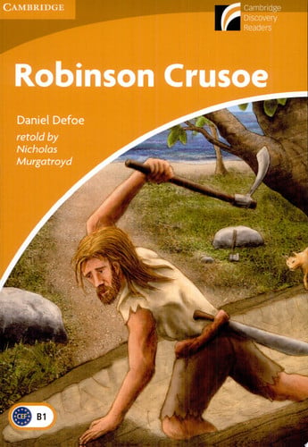 Front Cover Of Robinson Crusoe Paperback Student Book without answers