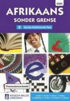 Front Cover Of Afrikaans Sonder Grense Graad 8 Leerderboek Eerste Addisionele Taal