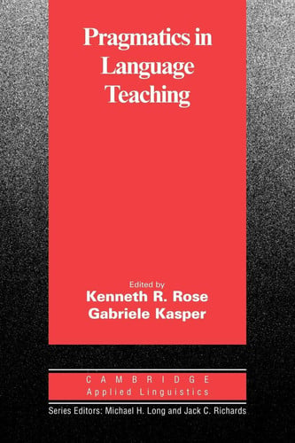 Front Cover Of Pragmatics in Language Teaching