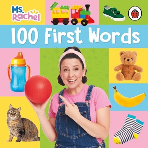 Front Cover Of Ms Rachel: 100 First Words BB