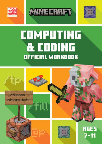 Front Cover Of Minecraft Edu Stem Computing & Coding Age 7-11
