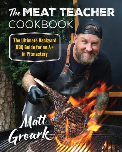 Front Cover Of Meat Teacher Cookbook Hb
