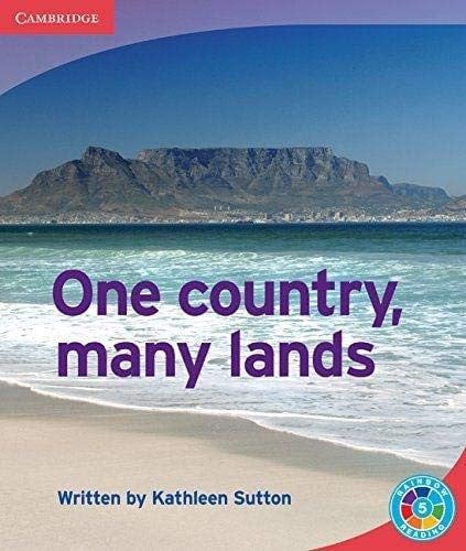 Front Cover Of One Country, Many Lands