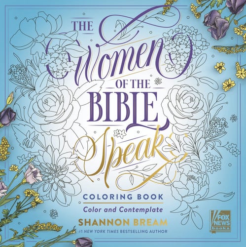 Front Cover Of Women Of The Bible Speak Coloring Book T